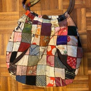 Recycled kimono lucky brand purse